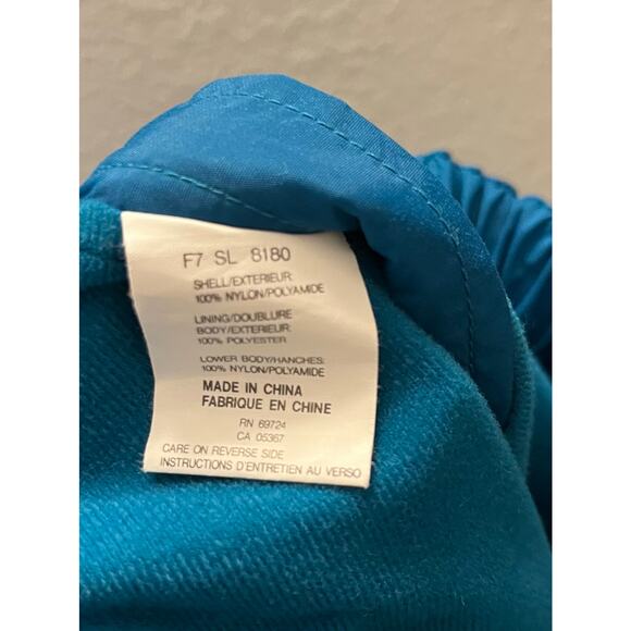 Vintage 90s Columbia Ski Pants Women’s M Teal Insulated Snow Y2K Retro Winter - Picture 7 of 7